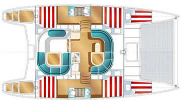 Nautitech 40 Layout